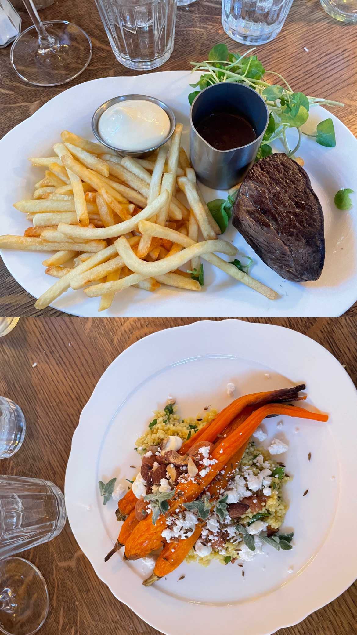 Two of the dishes we ate.